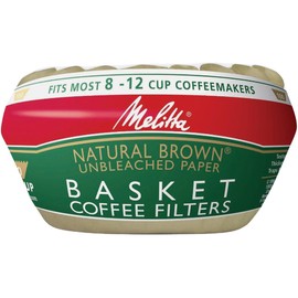 Melitta Inc, Coffee Filter Basket 8 to 12 Cup, 100 Count