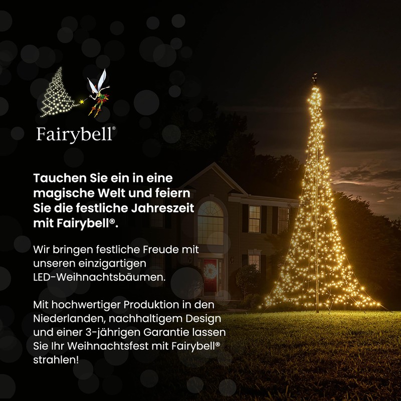 Fairybell LED Door Tree for Outdoor Use (210 cm -