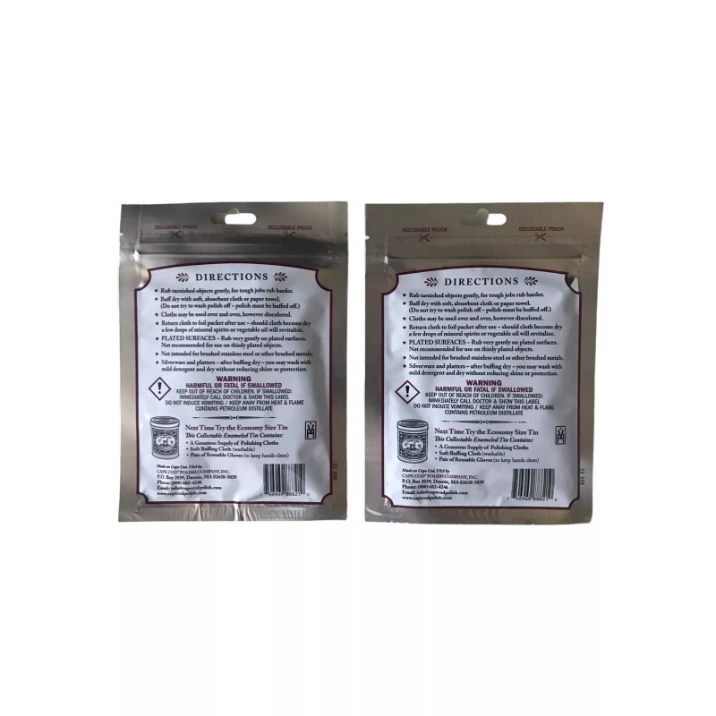 Cape Cod 2 PACK Cape Cod Polishing Cloths for Fine