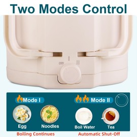 Small Portable Electric Kettle, 0.8L Foldable Mini Travel Electric Kettle, 304 Stainless Steel Multifunctional Collapsible Electric Cooker Pot