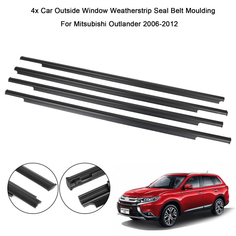For Mitsubishi Outlander 2006-2012 Car Outside Window Weatherstrip Seal Belt
