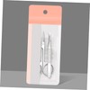 Housoutil 4sets Stainless Steel Eyebrow Grooming Scissor Tweezer Kit for