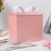 BIOBROWN Medium Birthday Gift Box with Lids, Bow and Tissue