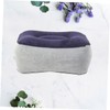 GRIRIW Inflatable Travel Foot Rest Cushion for Airplane Train and