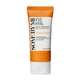 SOME BY MI SOME BY MI V10 Hyal Air Fit Sunscreen - 1.69Oz, 50ml - Daily Moisturizing SPF 50 Korean Sunscreen for Face with UV Protection - No White Cast and Eye Irritation for Sensitive Skin - Korean Skin Care