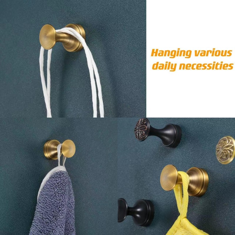 Mgoodoo Bathroom Towel Hooks Wall Mounted,Towel Robe Hook Clothes Coat