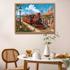 500 Piece Puzzle for Adults, Vintage Train Amusement Park Jigsaw