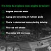 Yunnergo 3Pcs Engine Motor & Trans Mount Kit Compatible with