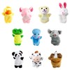 Bojueshaw 10pcs Animal Finger Puppets,Cute Mini Plush Doll,Nursery Rhyme Puppets,Cute