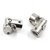Befenybay 2 Pcs 8mm to 8mm Universal Joint Shaft Coupling