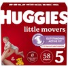 Huggies Size 5 Diapers, Little Movers Baby Diapers, Size 5