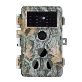 Folgtek Wildlife Camera Trail Cam 32MP 1296P with Night Vision Motion Activated, IP66 Waterproof 3 PIR 120° Wide Angle for Outdoor Scouting & Observation of the Farm, Backyard