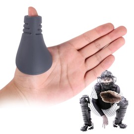 BOXOB Thumb Guard for Baseball & Softball, Silicone Protective Shield Softball Pro Hitter Catcher Gear Thumb Protector Batting for Hand Injury Prevention (Kid Size)