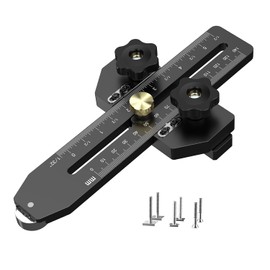 M-T Thin Rip Jig Table Saw Jig for Making Repetitive Narrow Thin Strip Cuts Woodworking Tools, Thin Ripping Guide Fit for 3/4" x 3/8" Slots, for Table Saw Band Router