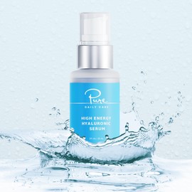 Pure Daily Care High Energy Hyaluronic Serum (4 Fl. Oz) - Hydrating Clinical Grade Hyaluronic Acid.
