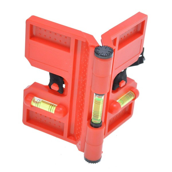Aqbau® Corner Spirit Level Post Spirit Level with Magnet -