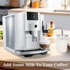 Glass Milk Container for Jura & Stainless Steel Milk Pipe