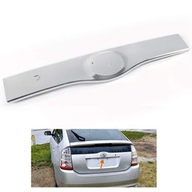 GRAND ORANGE Rear Exterior Liftgate Tailgate Handle Compatible with Toyota Prius 2004 2005 2006 2007 2008 2009 Liftgate Tailgate Handle Trim Chrome Silver