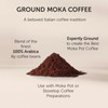 illy Ground Coffee Moka - 100% Arabica Flavored Coffee Ground