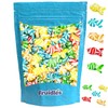 Assorted Swirly Gummi Fish Candy, Delicious Fruit Flavors Gummies (Half-Pound)