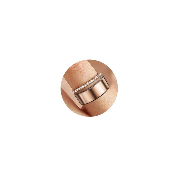 14K Gold Plated Rings Comaptible for Oura Ring 4/Gen 3