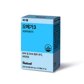 Daily Nutrition Radiwell Omega-3 Supercritical Altige (900mg x 30 capsules) 1 box 1 month supply / 하루영양 래디웰 오메가3 초임계 알티지 (900mg x 30캡슐) 1박스 1개월분