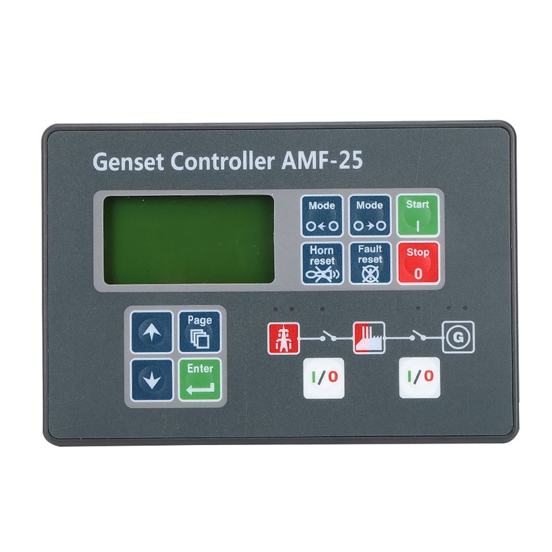 AMF-25 Genset Controller Self-Start Control Screen for Diesel Generator DC