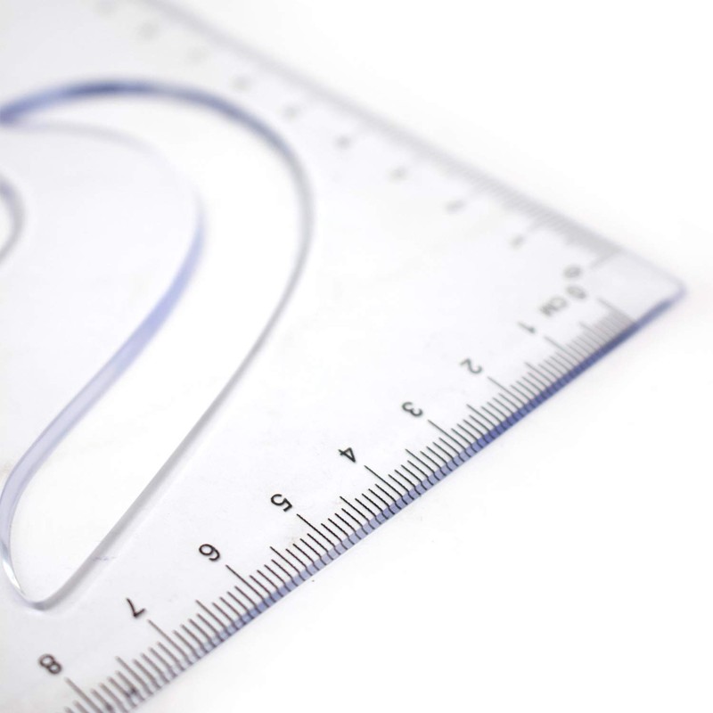 Artway Plastic Set Square Pack (2) - 45 & 60