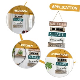 iplusmile Rustic Wall Hanging Plaque Inspirational Home Decor Sign for Living Bedroom Kitchen and Office Vintage Farmhouse Style Decoration present for Rustic Decor Lovers