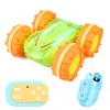 Amphibious Remote Control Car, 4WD RC Stunt Cars Waterproof 360°Rotation