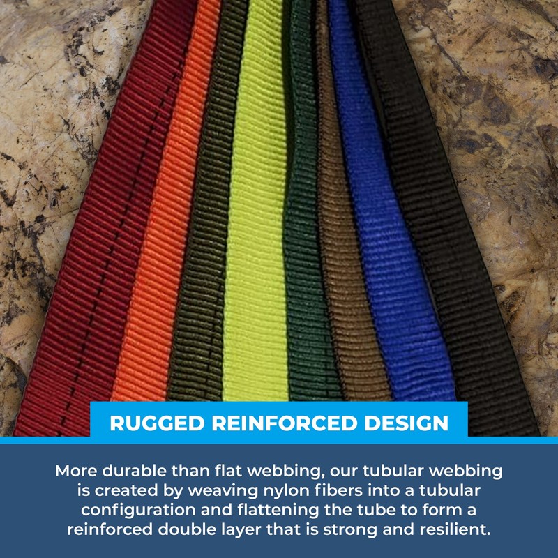 Rock-N-Rescue 1-Inch Nylon Tubular Spool - Professional Safety, Firefighter, Rescue,