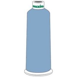 Madeira Rayon Embroidery Thread 5500yd Cone BLUE Color: 1075