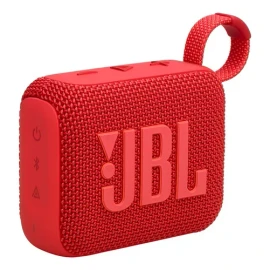 Bocina JBL Go 4 JBLGO4 portátil con bluetooth waterproof roja