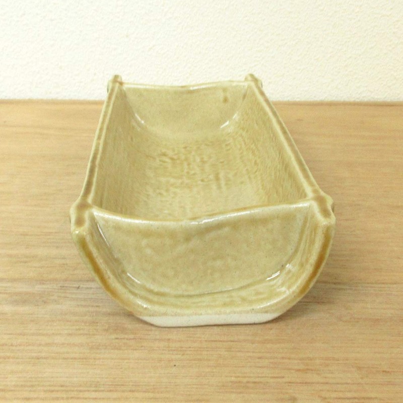 Arrival Sushi Vase with Yellow Seto Bamboo Split One Way