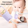 Kids Nose Aspirator,Manual Cartoon Nose Sucker - User-Friendly Anti-Backflow Nose