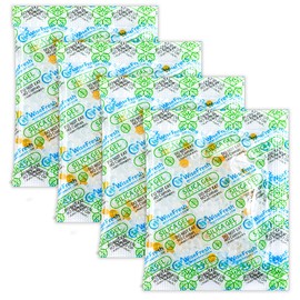 Wisesorb Silica Gel Packets, 10 Gram [100Pcs ] Food Safe Desiccant Packs, Orange to Green Indicating- Moisture Absorbers for Storage