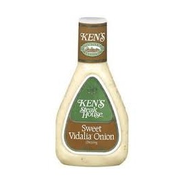 Ken’s Steakhouse Dressing, Sweet Vidalia Onion Dressing, Gluten Free Dressing for Salads or Spreads, 16 Fl OZ Bottle (Pack of 3)