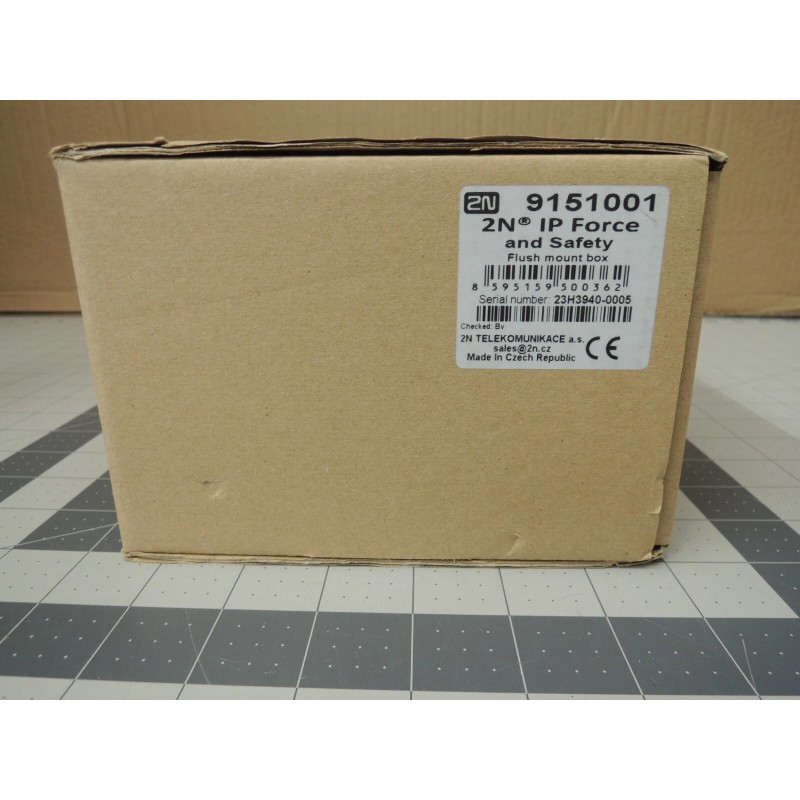 2N Axis 9151001 Recessed solid wall mounting box for Helios