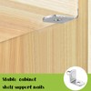 1/4 Inch (6.35mm) Shelf Pins Cabinet Shelf Bracket Pegs L-Shaped