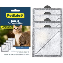 Petsafe Ion-X Pet Fountain Filters, 4pk Sealed ~ New ~