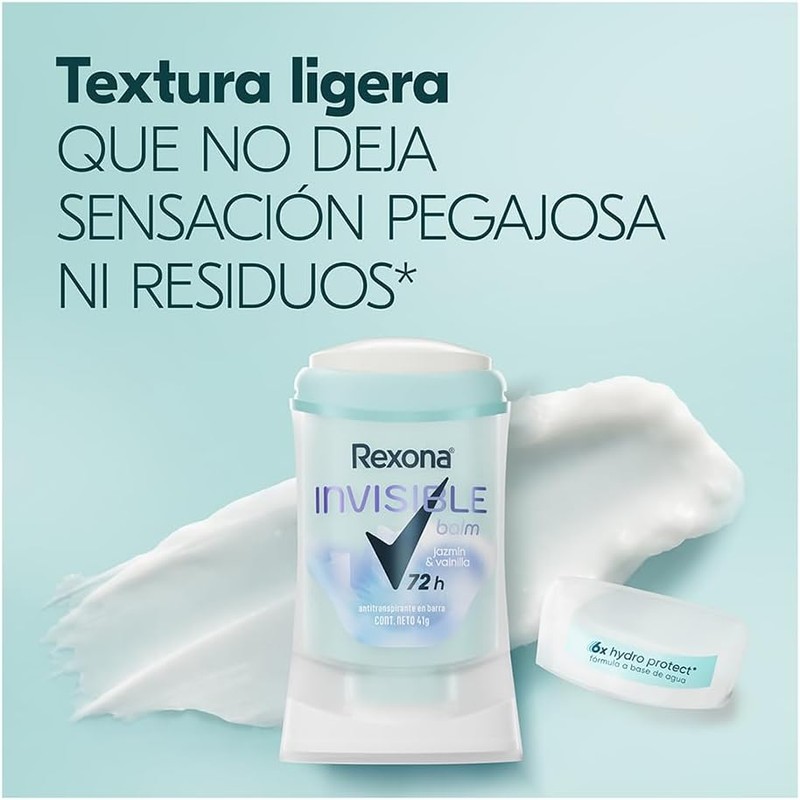 Rexona Invisible Balm Jazmín & Vainilla 41g
