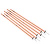 Kwik Goal 2 Go Coaching Sticks (6 Set), Hi-Vis Orange