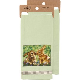 Primitives by Kathy Bunnies Kitchen Towel