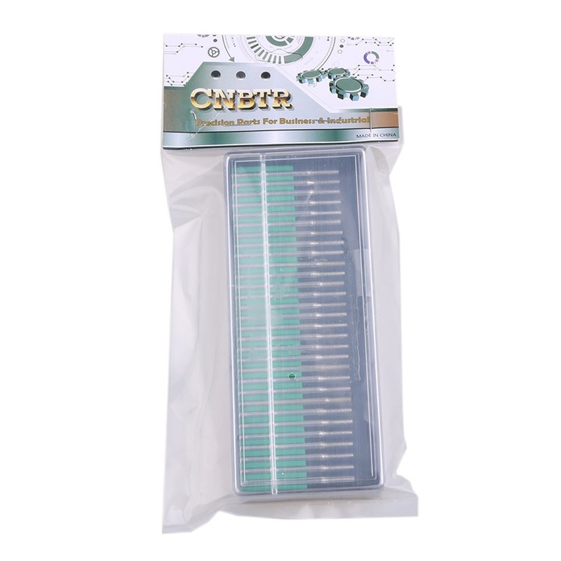 CNBTR 2mm Cylindrial Point Diamond Burr Glass Drill Bits for