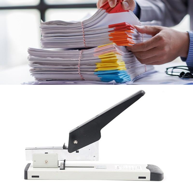 Heavy Duty Stapler Alloy 100 Sheets High Capacity Labor Saving