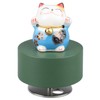 Music Box Round Shape Fortune Cat Style Pleasing Melody Exquisite
