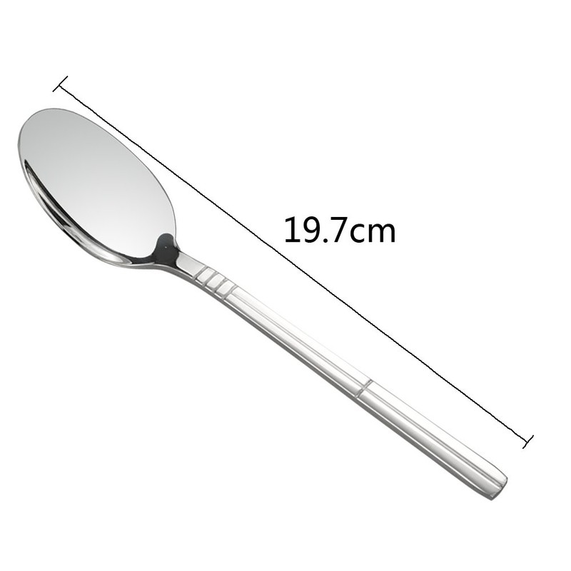 Eudokky 12 Piece Dinner Spoons Tablespoons Set Stainless Steel Soup