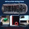 2pcs Devil Eyes Lights for Cars, 23.62"x4.72" Programmable LED Eyes