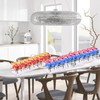 Acrylic Flower Vase Clear Rectangular Centerpiece Box Home Decoration for