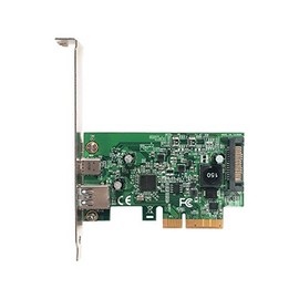 USB 3.1AC-P2-PCIE3 USB 3.2 Gen2 (10Gbps) Type A & Type C Interface Card (PCI-Express x4 Connection), ASMedia ASM3142